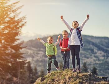 Kids Hiking in Aspen