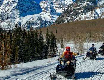 T Lazy 7 Snowmobile Tours in Aspen