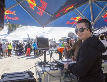 DJ NAka G at aspen mountain closing day