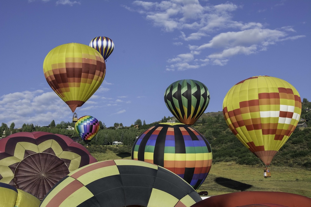 hot air balloon festival